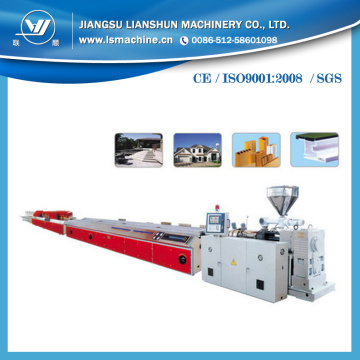 Conical Twin Screw Extruding Line for Decoration Profile/Corner Line/Panel/Trunking/Silding